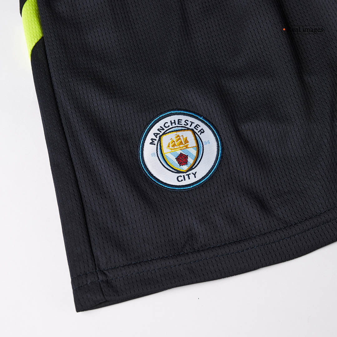 Manchester City children's away soccer kit (jersey + shorts + socks) 2024/25 Go Soccer World Shop