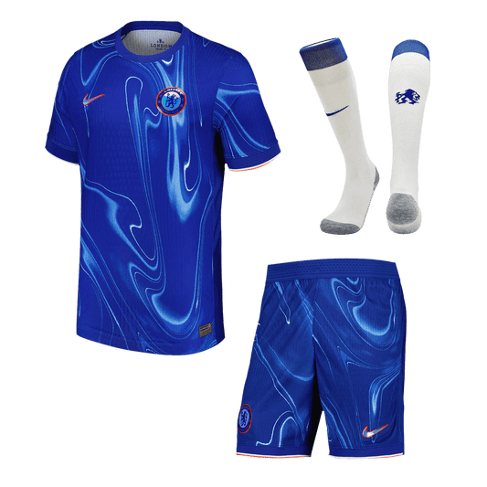 Player Version Chelsea Home Soccer Jersey Kit(Jersey+Shorts+Socks) 2024/25 Go Soccer World Shop