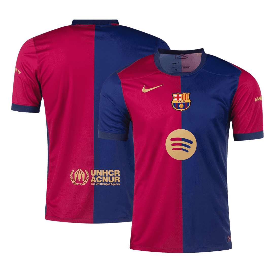 Barcelona Home 2024/25 soccer jersey - Spotify logo without text Go Soccer World Shop