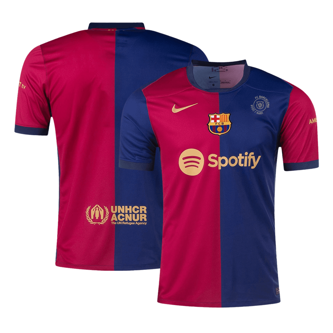 Barcelona Home soccer jersey 2024/25 - 125th anniversary Go Soccer World Shop