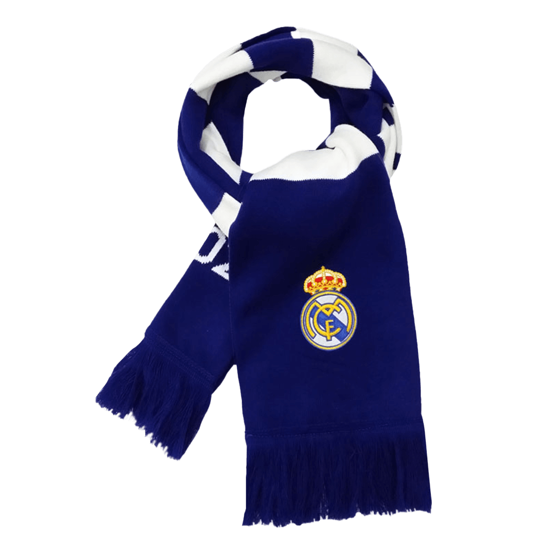 Real Madrid soccer scarf, blue and white Go Soccer World Shop