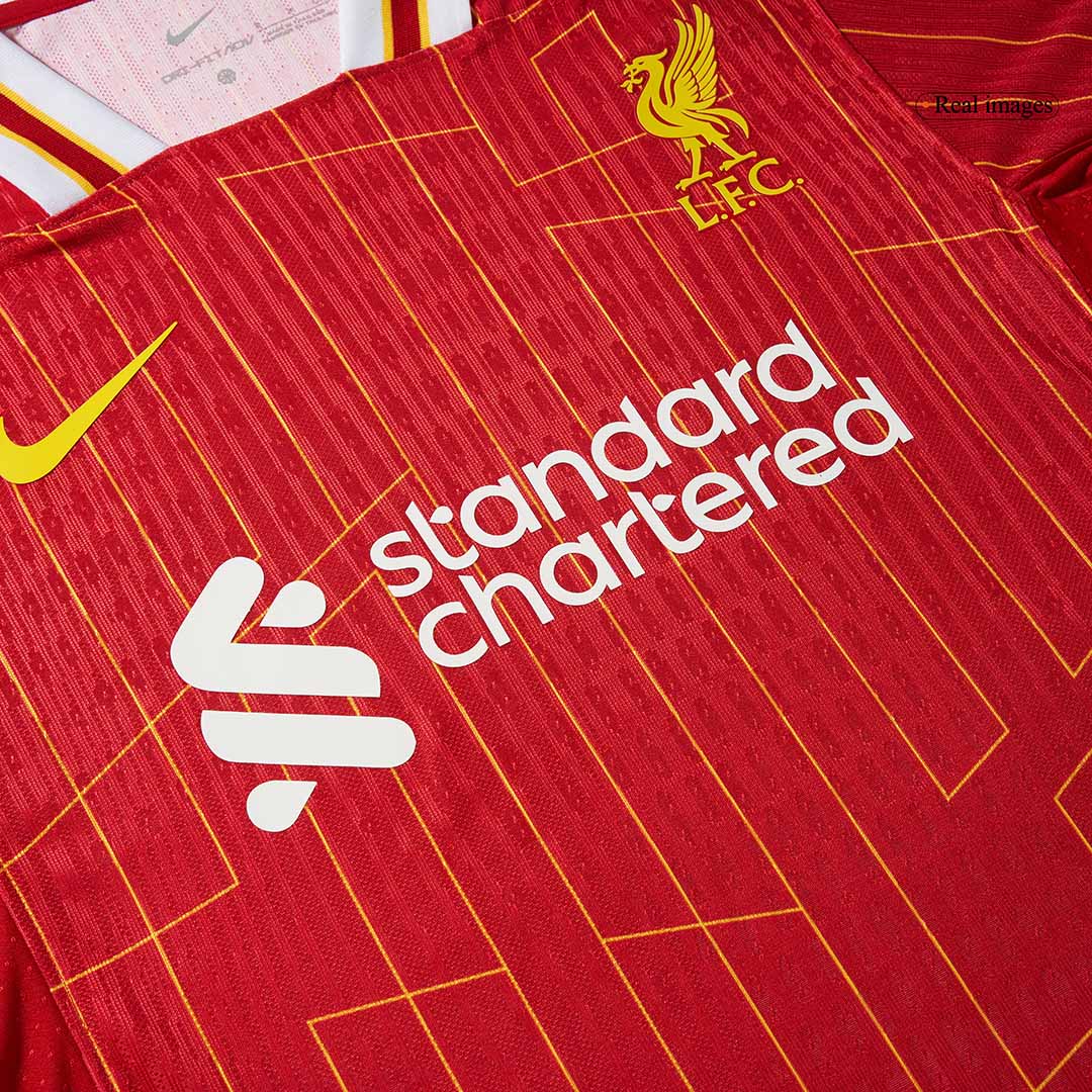 Player Version Liverpool Home Soccer Jersey 2024/25 Go Soccer World Shop