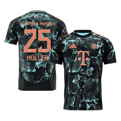 Müller #25 Bayern Munich 2024/25 away soccer jersey Go Soccer World Shop