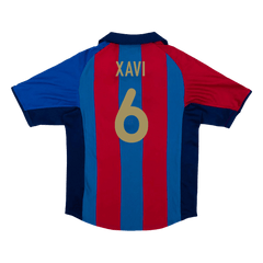 Retro XAVI #6 2001/02 Barcelona soccer jersey Go Soccer World Shop