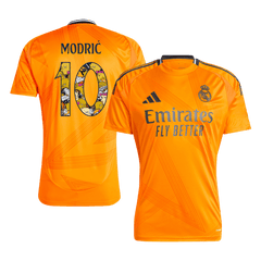 Modrić Real Madrid 2024/25 No. 10 Away soccer jersey - Bear Champ Font Go Soccer World Shop