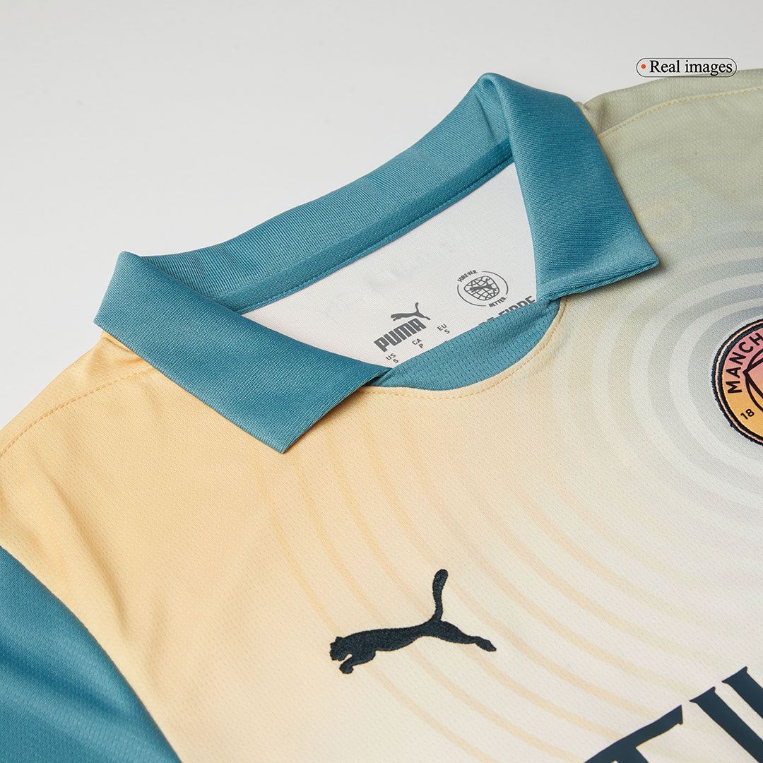 Manchester City fourth away soccer kit (jersey + shorts) 2024/25 - Definitely City Go Soccer World Shop