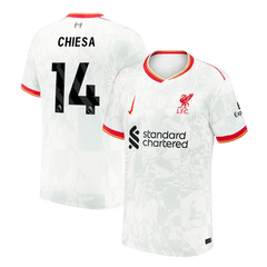 Liverpool No. 14 CHIESA 2024/25 third away soccer jersey Go Soccer World Shop