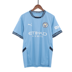 Manchester City home soccer jersey set (jersey + shorts) 2024/25 Go Soccer World Shop