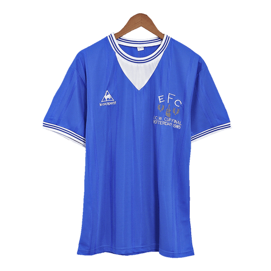 Everton Home soccer jersey from 1985, retro Go Soccer World Shop