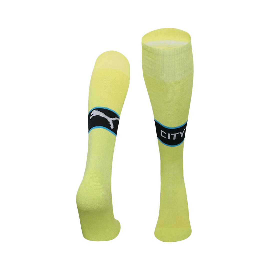 Manchester City Away 2024/25 children's soccer socks Go Soccer World Shop