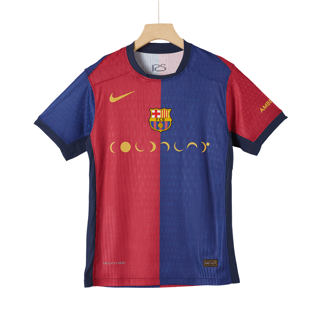 Player version Barcelona Home soccer jersey 2024/25 - COLDPLAY Go Soccer World Shop