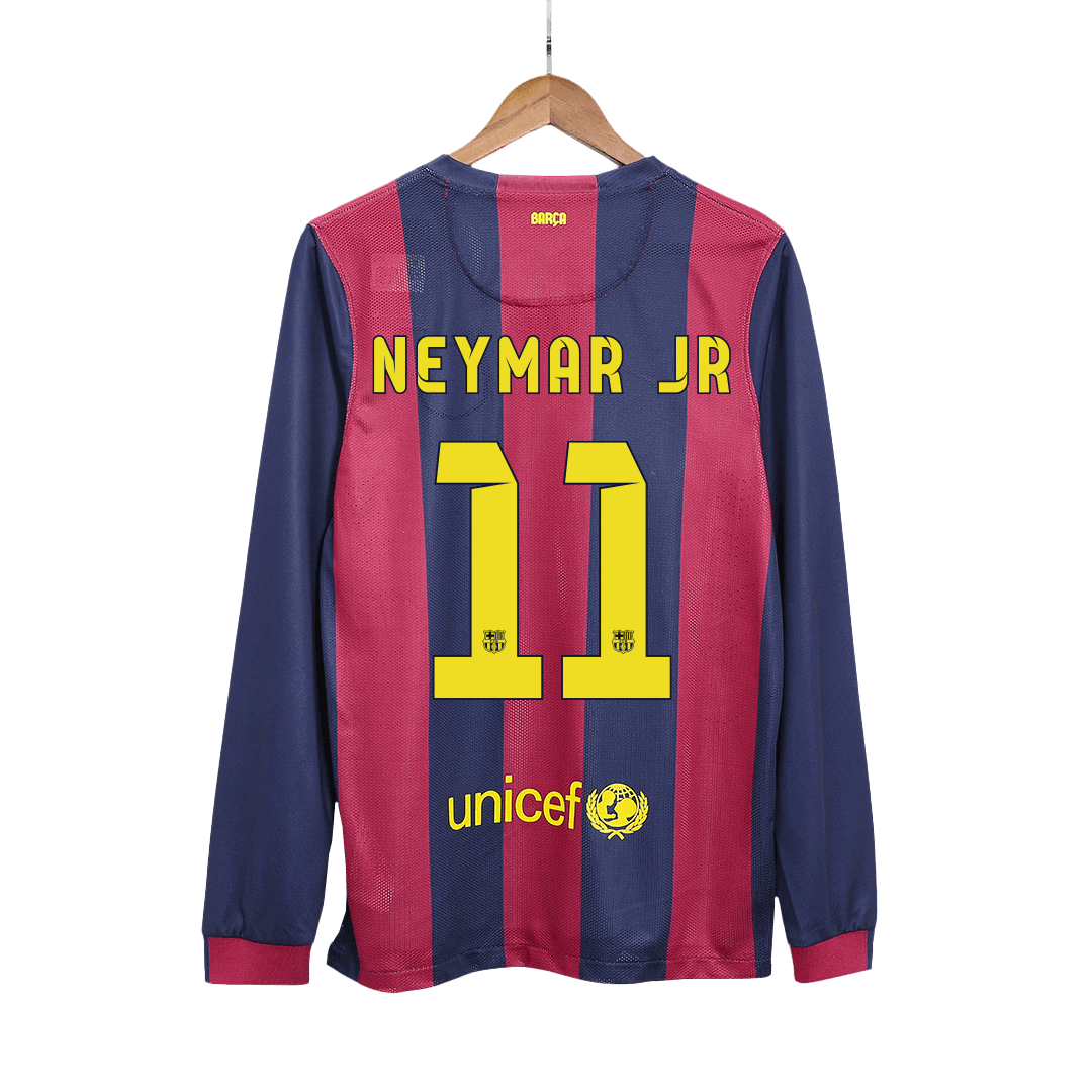 NEYMAR JR #11 2014/15 Barcelona Home Long Sleeve soccer jersey Go Soccer World Shop