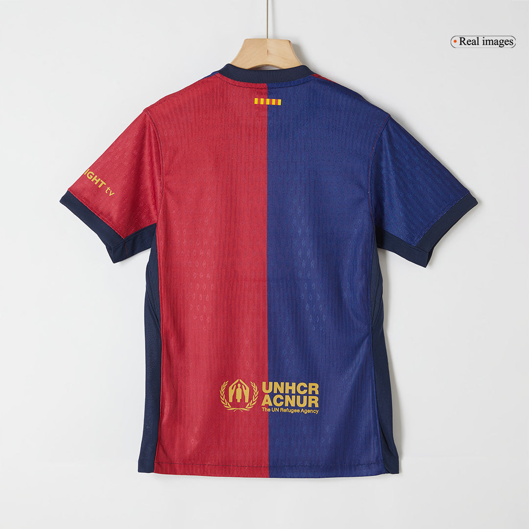 Player version Barcelona Home soccer jersey 2024/25 - COLDPLAY Go Soccer World Shop