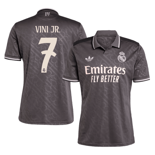 VINI JR. Real Madrid third away soccer jersey No. 7 for 2024/25 Go Soccer World Shop