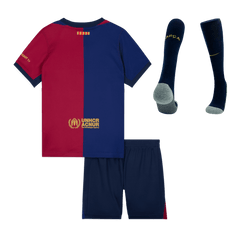 Barcelona Home Kids' soccer jersey Set (Jersey + Shorts + Socks) 2024/25 Go Soccer World Shop