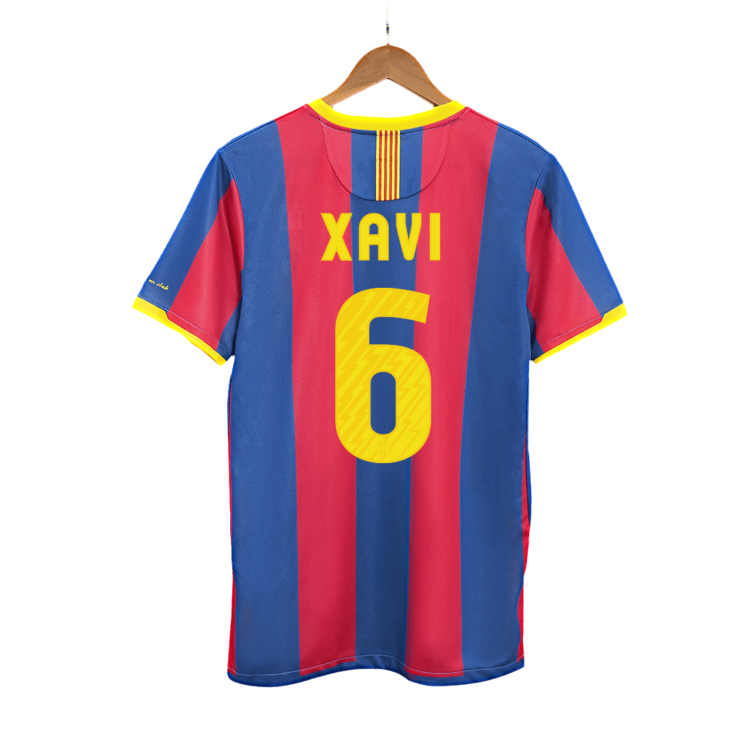 Retro XAVI #6 2010/11 Barcelona soccer jersey Go Soccer World Shop