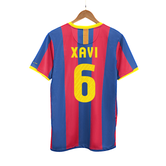 Retro XAVI #6 2010/11 Barcelona soccer jersey Go Soccer World Shop