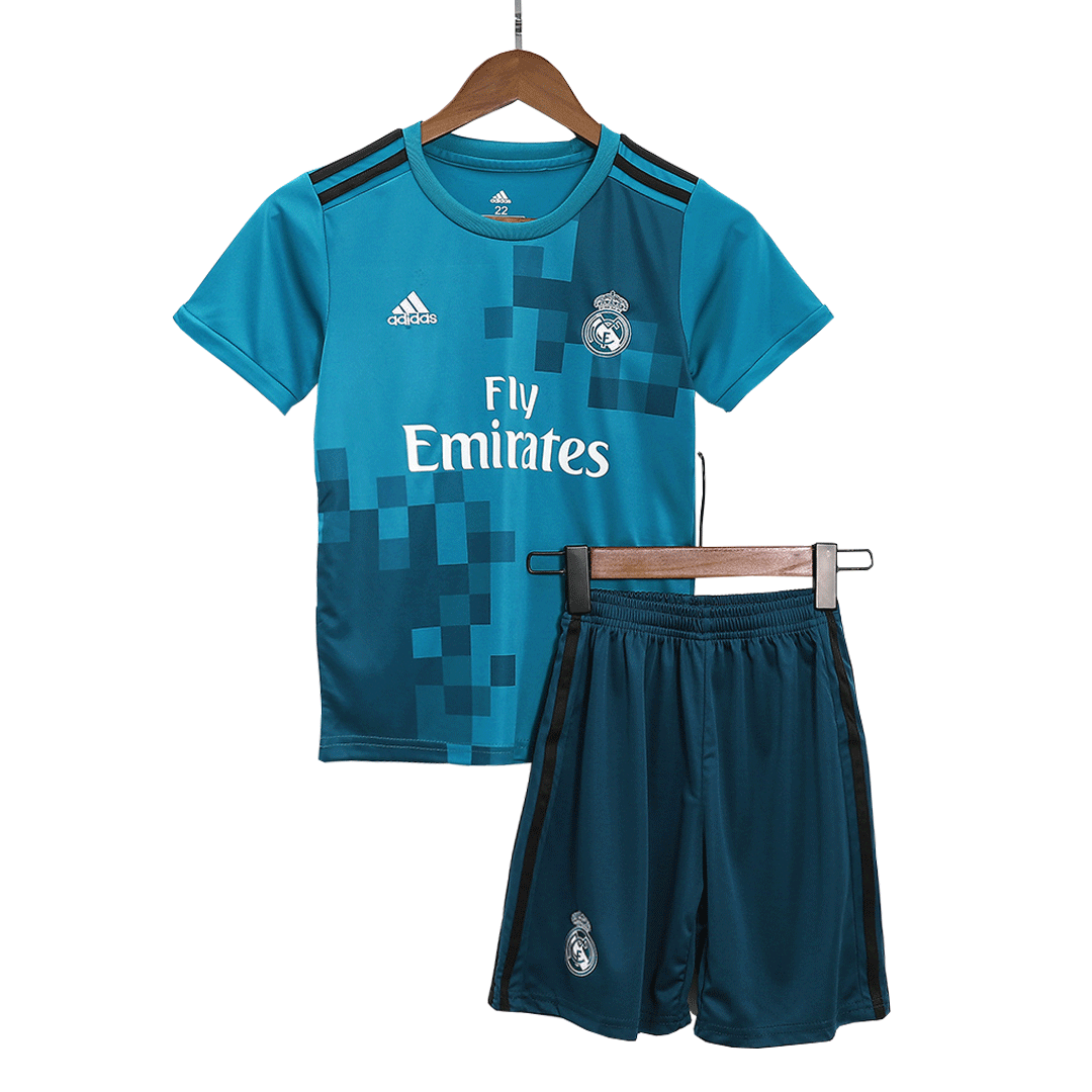 Real Madrid third away soccer kit for children (jersey + shorts) 2017/18 Go Soccer World Shop