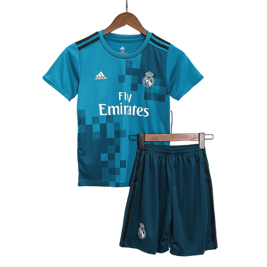 Real Madrid third away soccer kit for children (jersey + shorts) 2017/18 Go Soccer World Shop