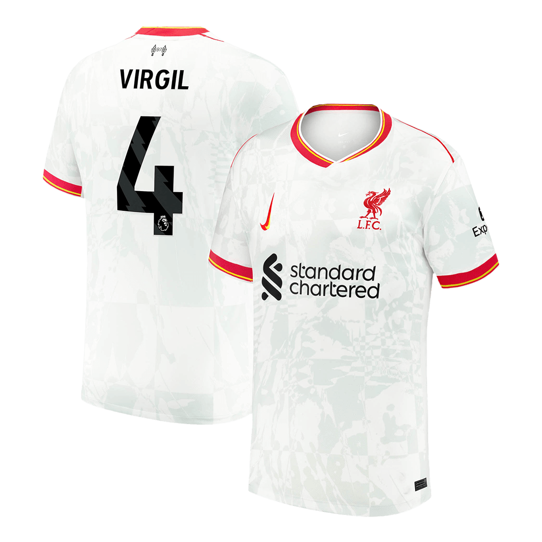 Liverpool No. 4 VIRGIL 2024/25 third away soccer jersey Go Soccer World Shop