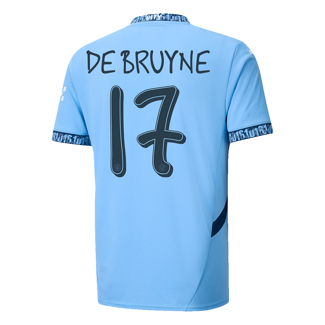 DE BRUYNE #17 Manchester City 2024/25 soccer jersey - UCL Go Soccer World Shop