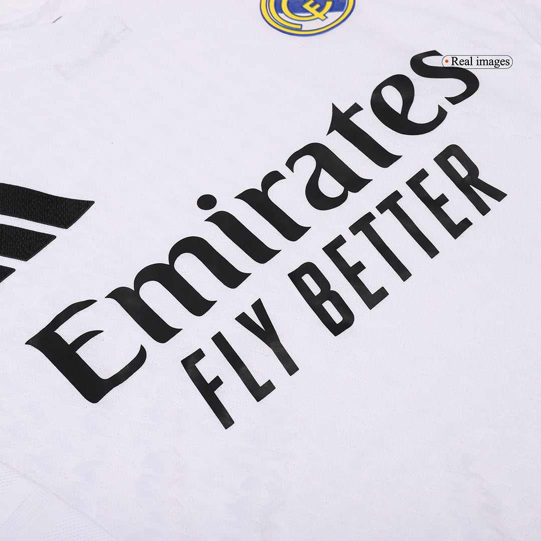 Maillot de football à manches longues domicile Real Madrid 2024/25 version joueur