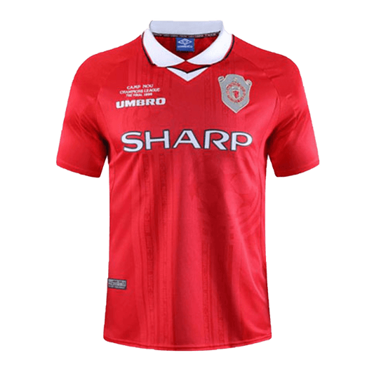 Manchester United Retro 1999/00 home soccer jersey - UCL Go Soccer World Shop