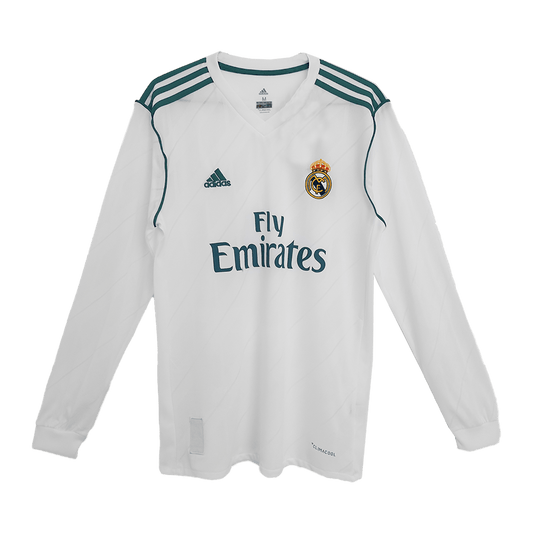 Real Madrid 2017/18 long-sleeved soccer jersey, retro Go Soccer World Shop