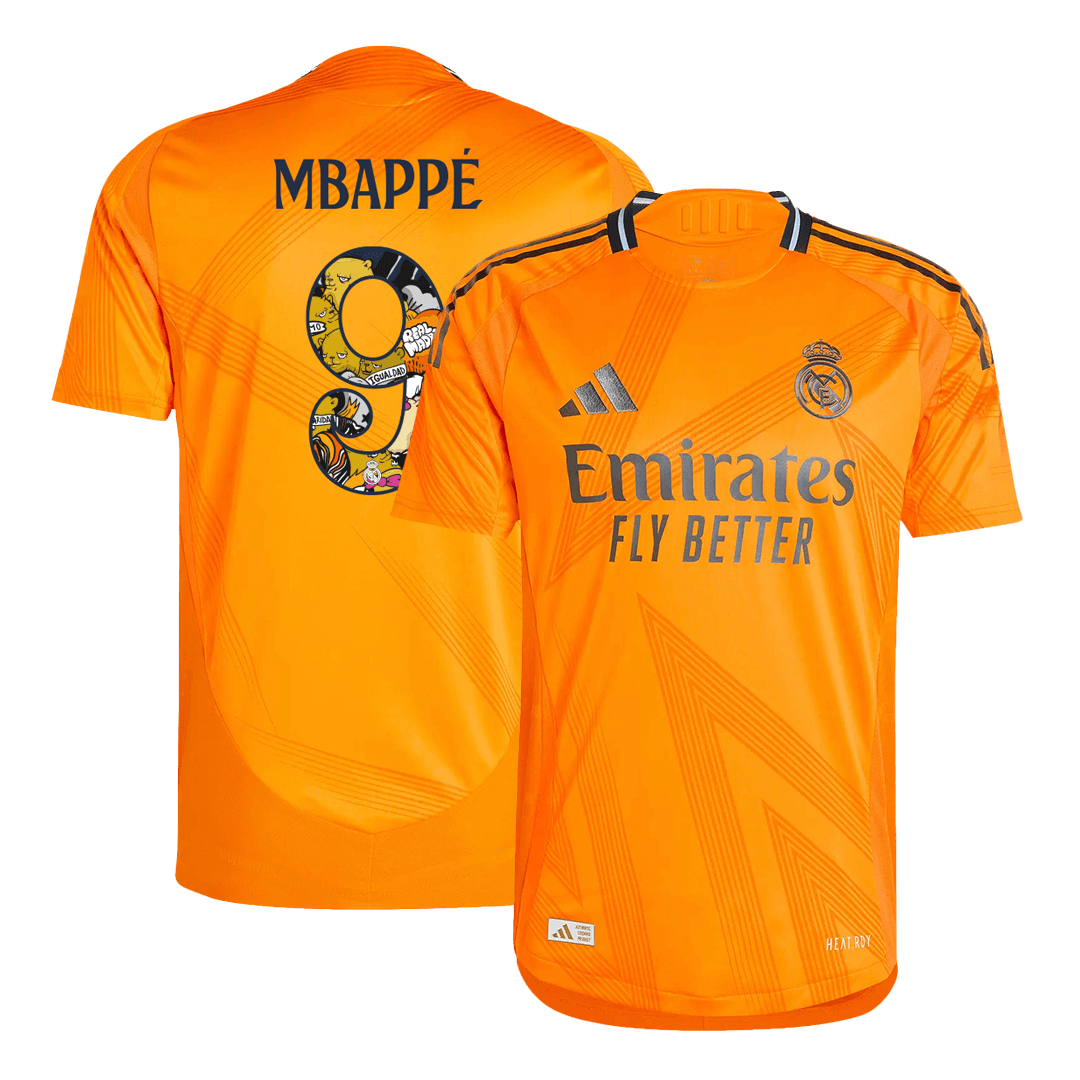 Player Version Mbappé #9 Real Madrid Away Soccer Jersey 2024/25 Go Soccer World Shop