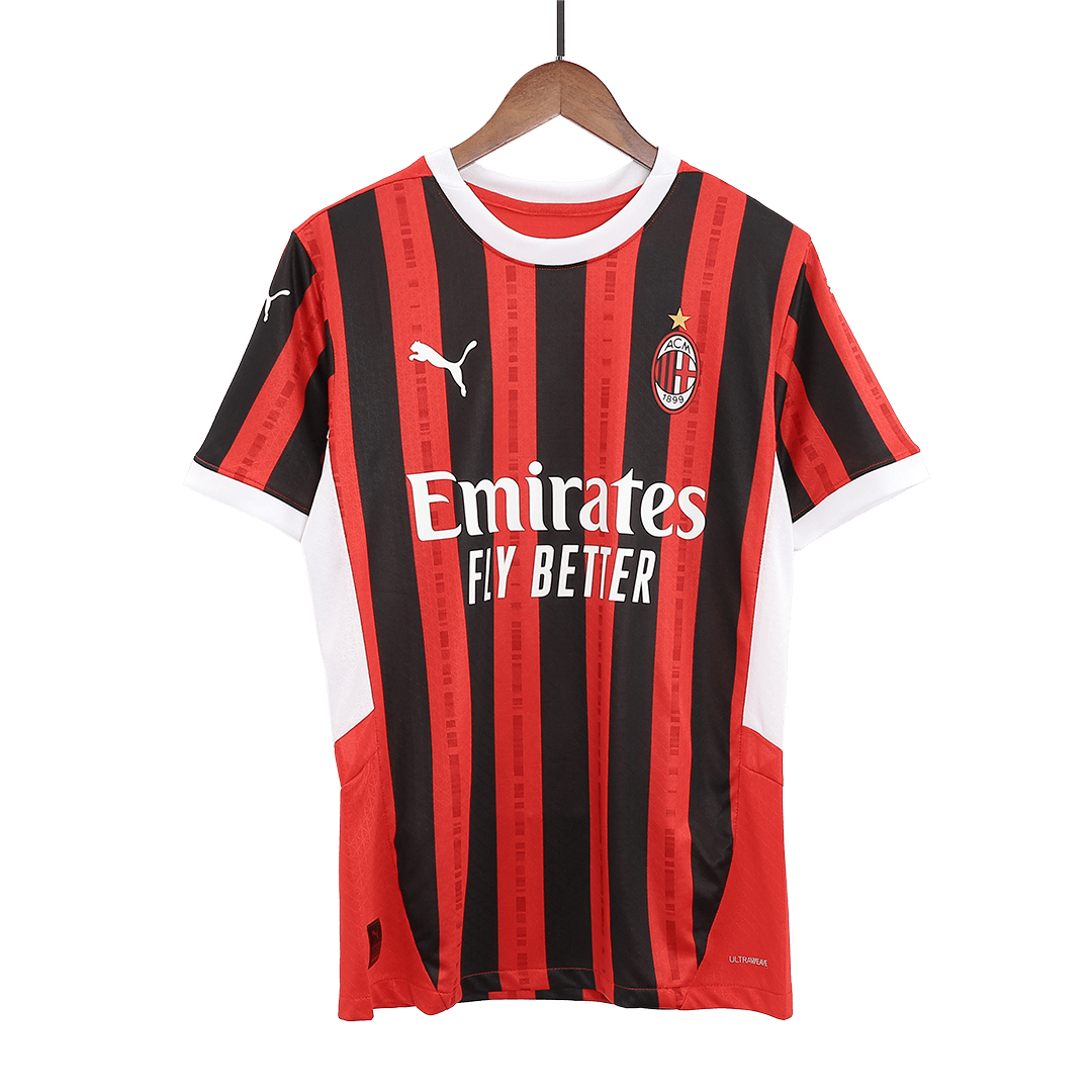 Player Version AC Milan Home Soccer Jersey 2024/25 Go Soccer World Shop