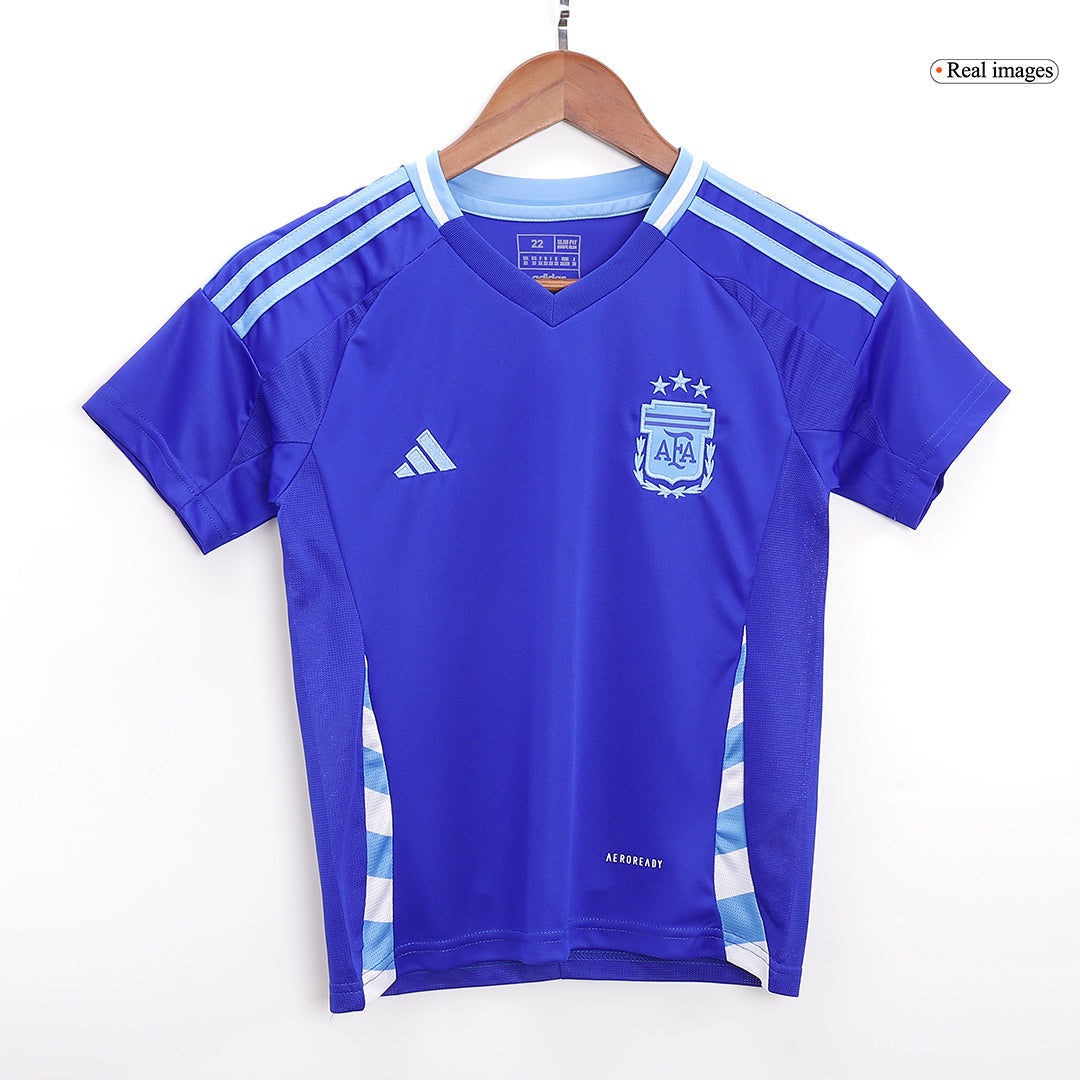 Argentina kids away jersey set (jersey + shorts) 2024 Go Soccer World Shop