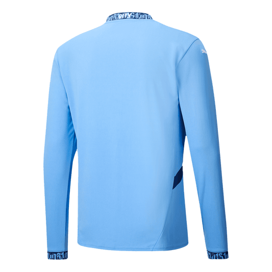 Manchester City long sleeve soccer jersey 2024/25 Go Soccer World Shop