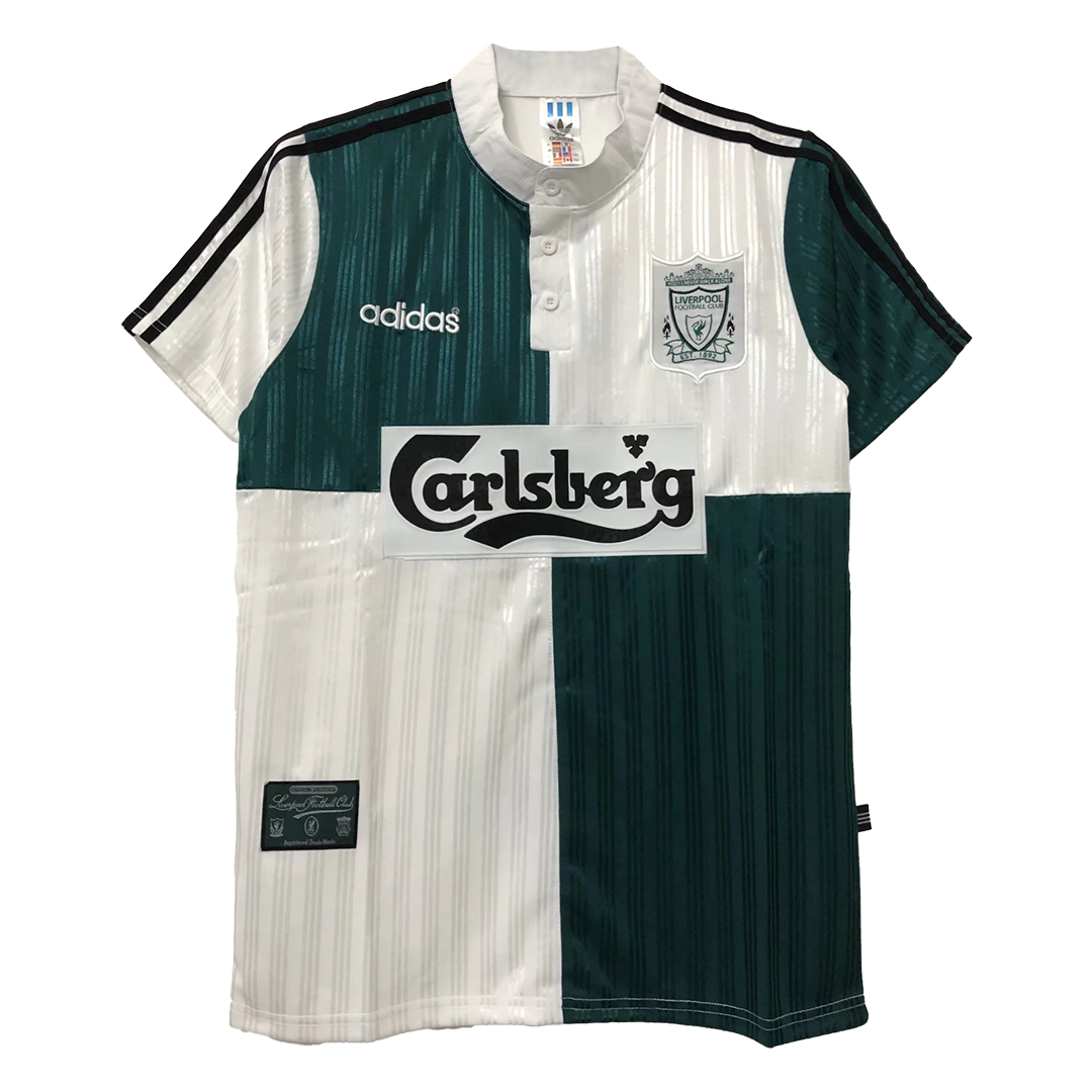 Liverpool away soccer jersey in retro style 1995/96 Go Soccer World Shop