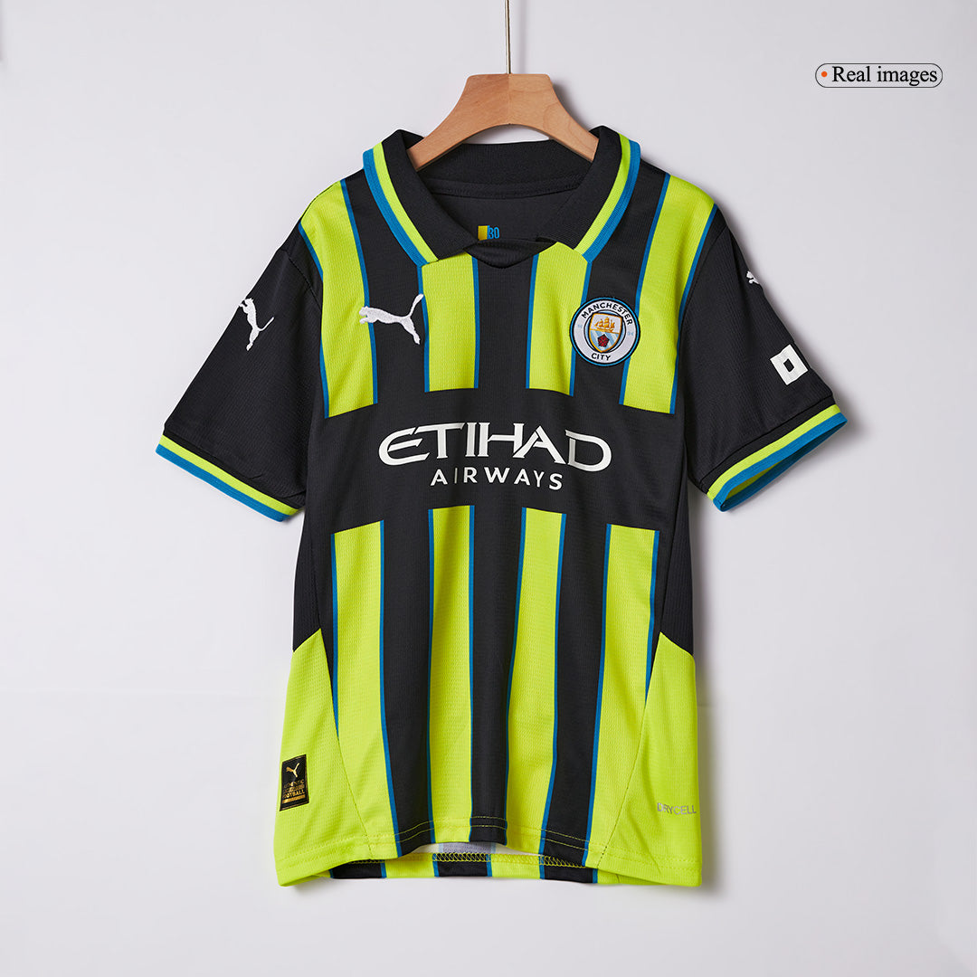 Manchester City children's away soccer kit (jersey + shorts) 2024/25 Go Soccer World Shop