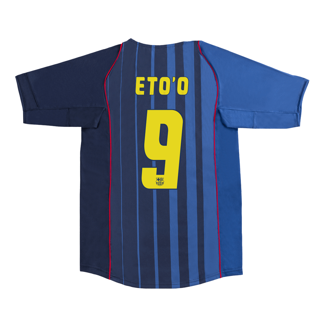 Retro ETO'O #9 2004/05 Barcelona away soccer jersey Go Soccer World Shop