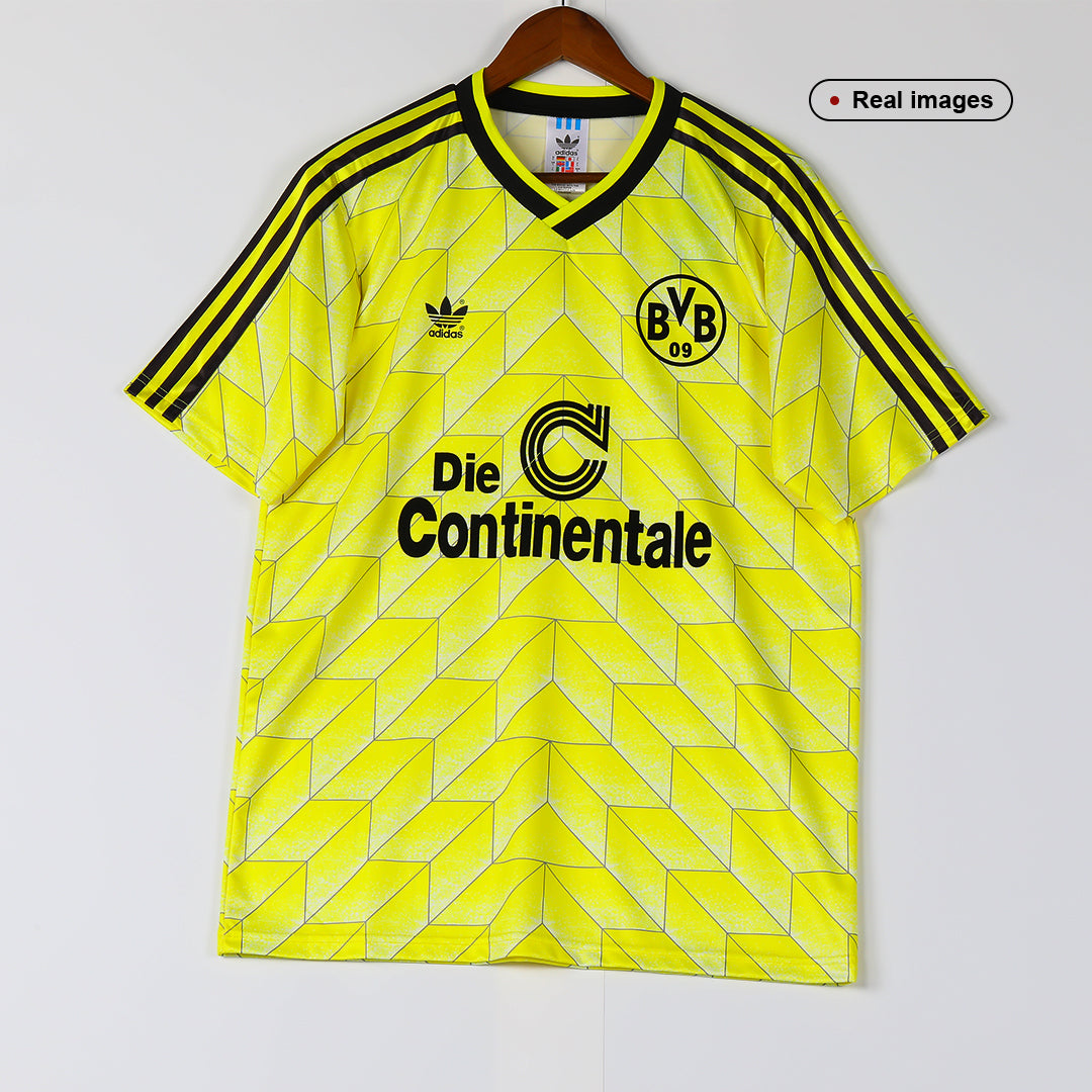 Borussia Dortmund retro soccer jersey from 1988 Go Soccer World Shop