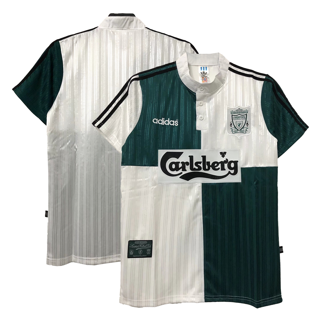 Liverpool away soccer jersey in retro style 1995/96 Go Soccer World Shop