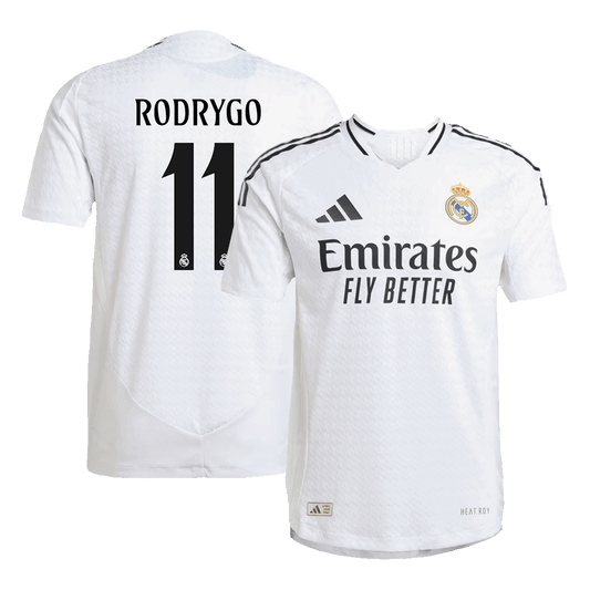 Player Version RODRYGO #11 Real Madrid Home Soccer Jersey 2024/25 Go Soccer World Shop