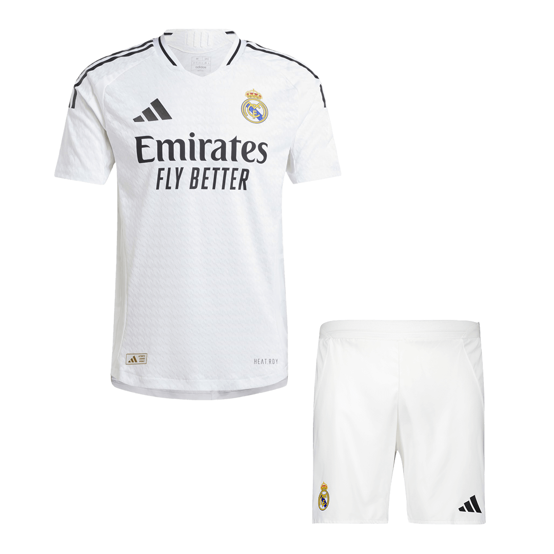 Player version Real Madrid home soccer kit (jersey + shorts) 2024/25 Go Soccer World Shop