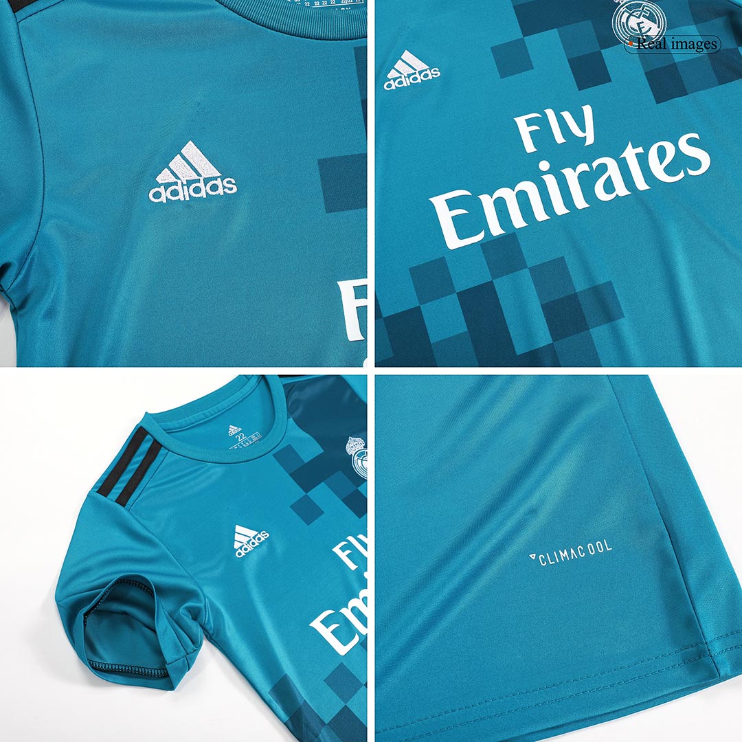 Real Madrid third away soccer kit for children (jersey + shorts) 2017/18 Go Soccer World Shop