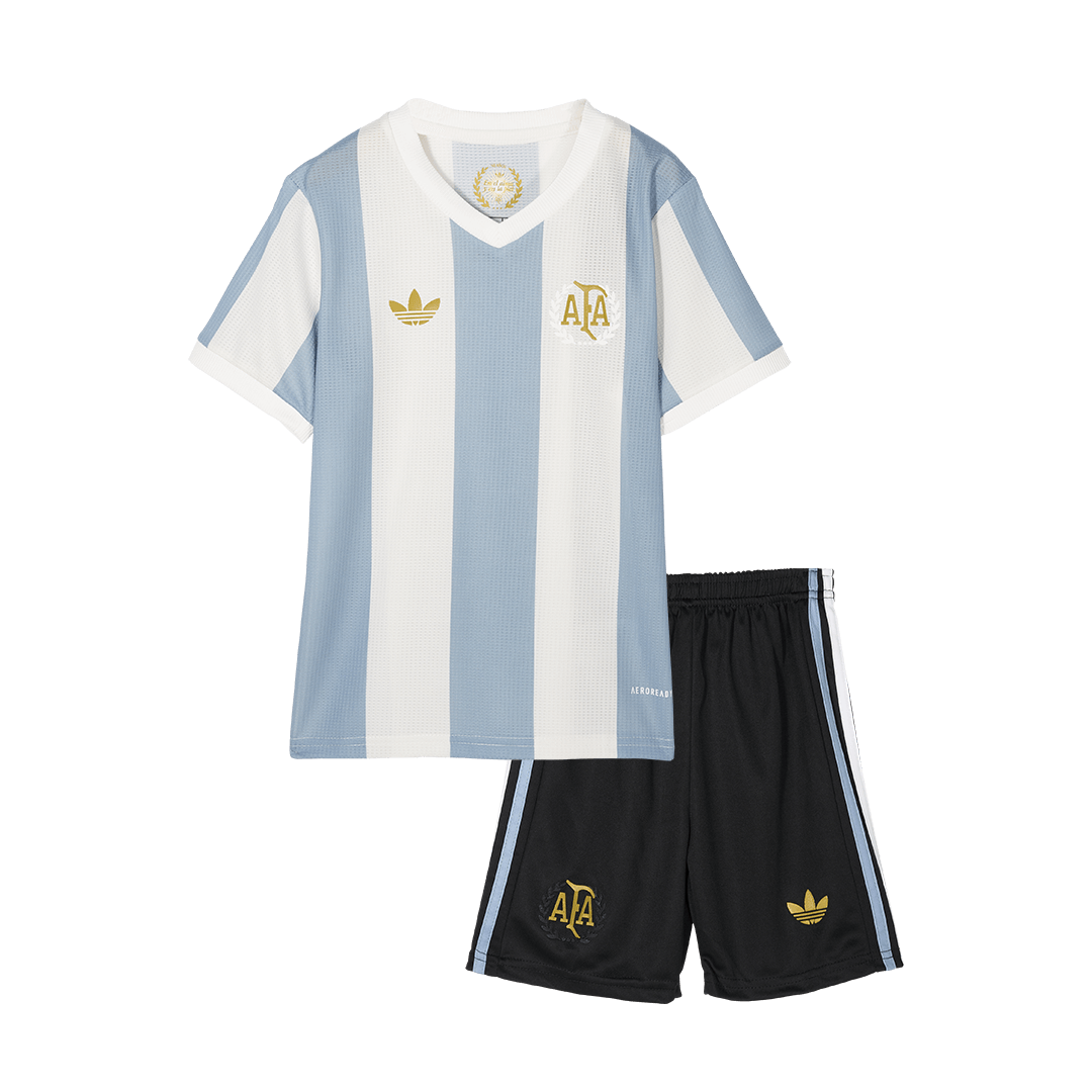 Argentina 50th Anniversary 2024 Kids T-jersey Set Go Soccer World Shop