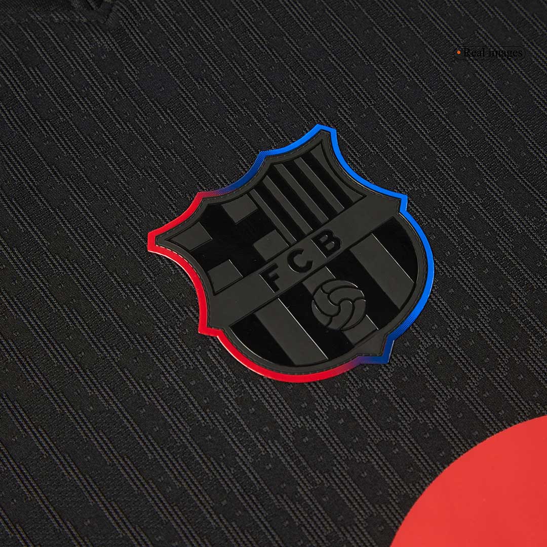 Player version Barcelona 2024/25 away soccer jersey - Spotify logo without text Go Soccer World Shop