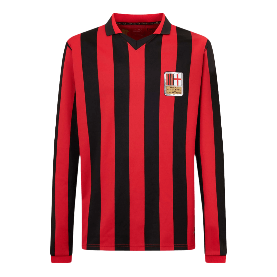 AC Milan 2024/25 Long Sleeve soccer jersey - 125th Anniversary Go Soccer World Shop