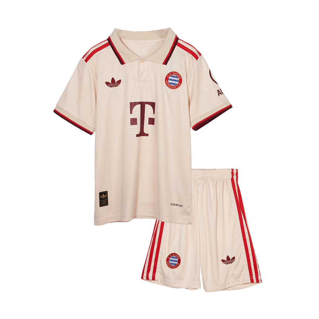 Bayern Munich children's third away soccer kit (jersey + shorts) 2024/25 - UCL Go Soccer World Shop