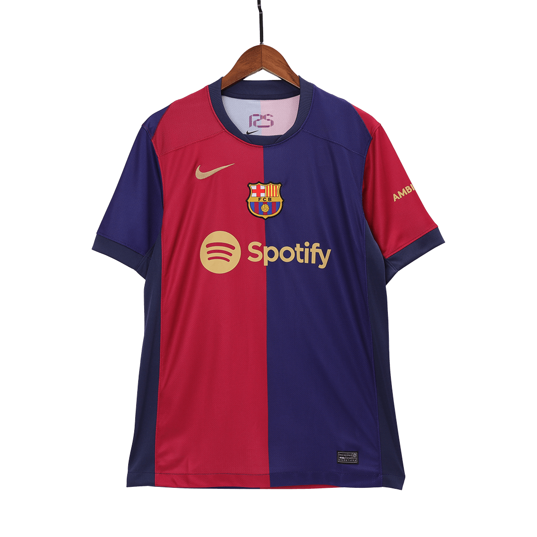 Barcelona home soccer jersey set (jersey + shorts + socks) 2024/25 Go Soccer World Shop