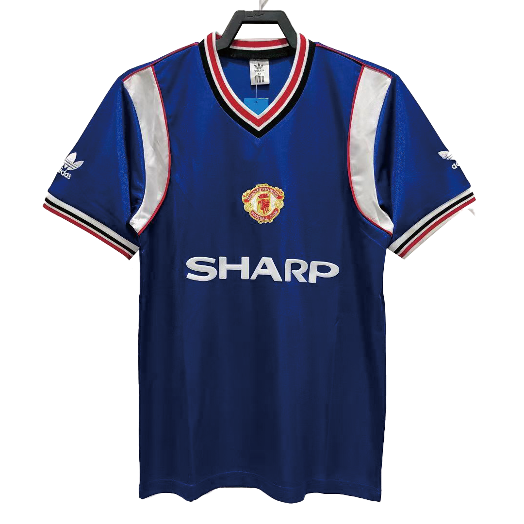 Manchester United retro away soccer jersey from 1985 Go Soccer World Shop