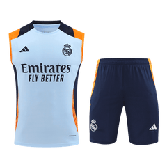 Real Madrid pre-match soccer vest set (jersey + shorts) 2024/25 Go Soccer World Shop