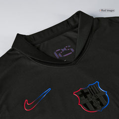 Barcelona away soccer kit (jersey + shorts) 2024/25 - Spotify logo without text Go Soccer World Shop