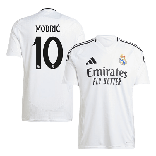 Modrić Real Madrid's No. 10 soccer jersey for the 2024/25 season Go Soccer World Shop