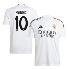 Modrić Real Madrid's No. 10 soccer jersey for the 2024/25 season Go Soccer World Shop